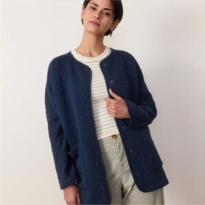 Marine Layer Corbet Quilted Liner Jacket - Indigo Heather